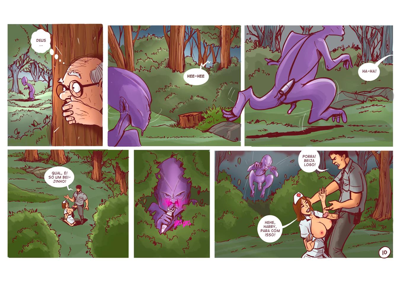 Página 11 do quadrinho adulto: O level 80 de sorte – Leia completo em XCOMICS