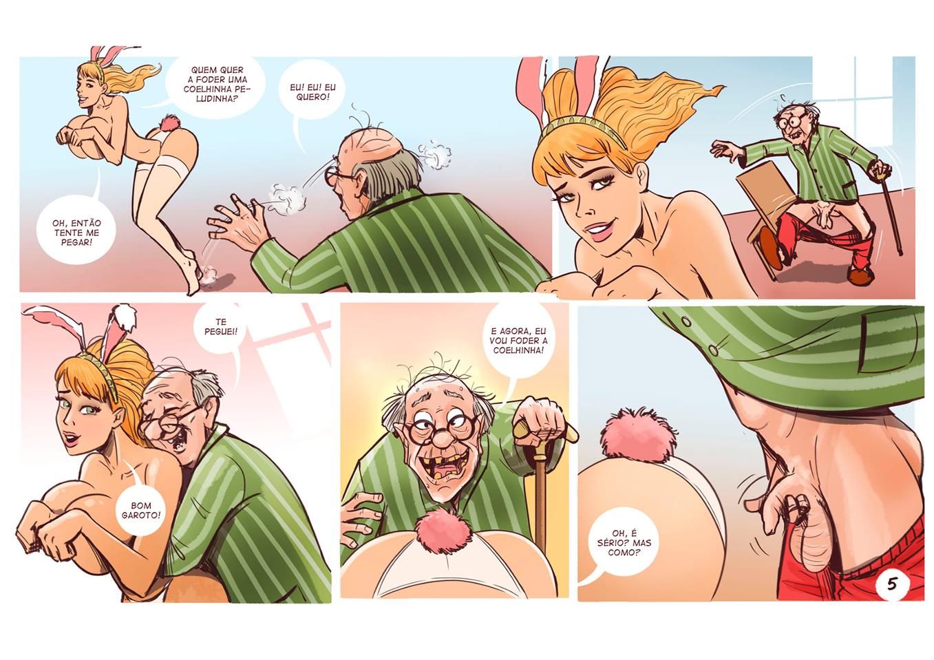 Página 6 do quadrinho adulto: O level 80 de sorte – Leia completo em XCOMICS