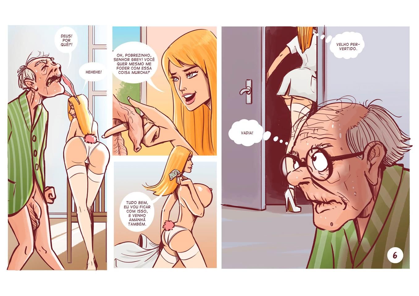 Página 7 do quadrinho adulto: O level 80 de sorte – Leia completo em XCOMICS