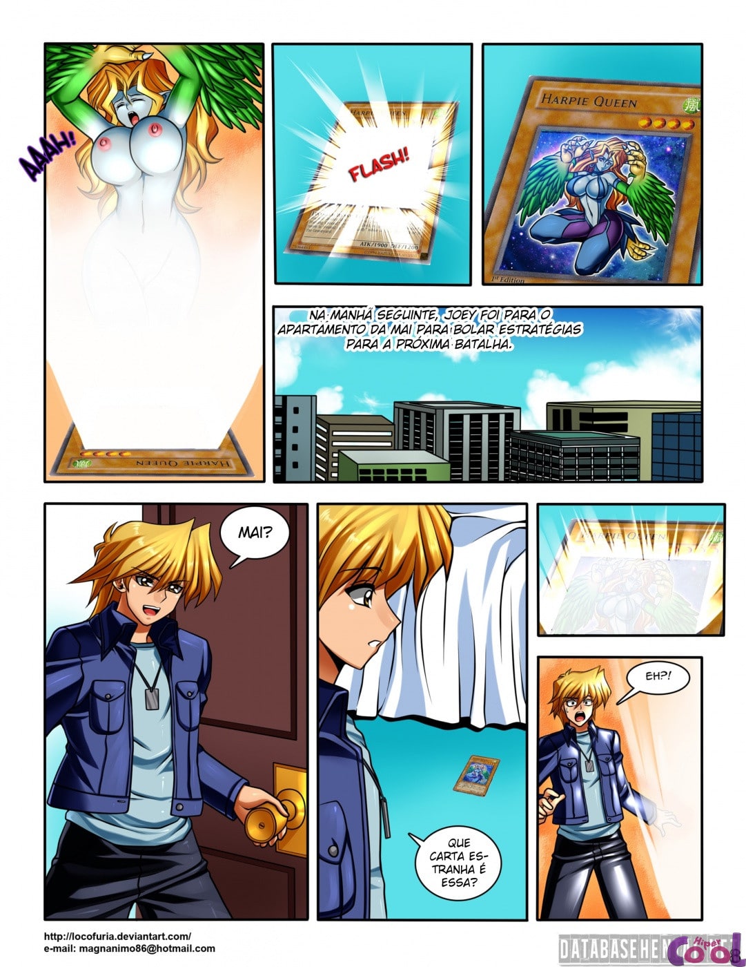 Página 9 do quadrinho adulto: O mundo da harpia – Leia completo em XCOMICS
