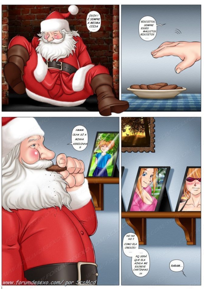 Página 2 do quadrinho adulto: O Natal de Chloe – Leia completo em XCOMICS