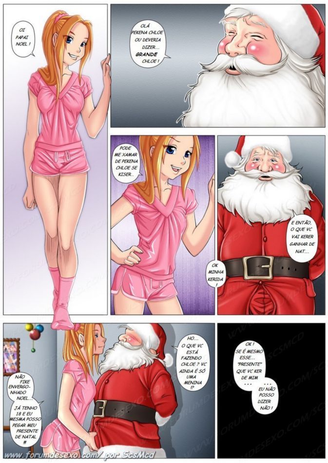Página 3 do quadrinho adulto: O Natal de Chloe – Leia completo em XCOMICS