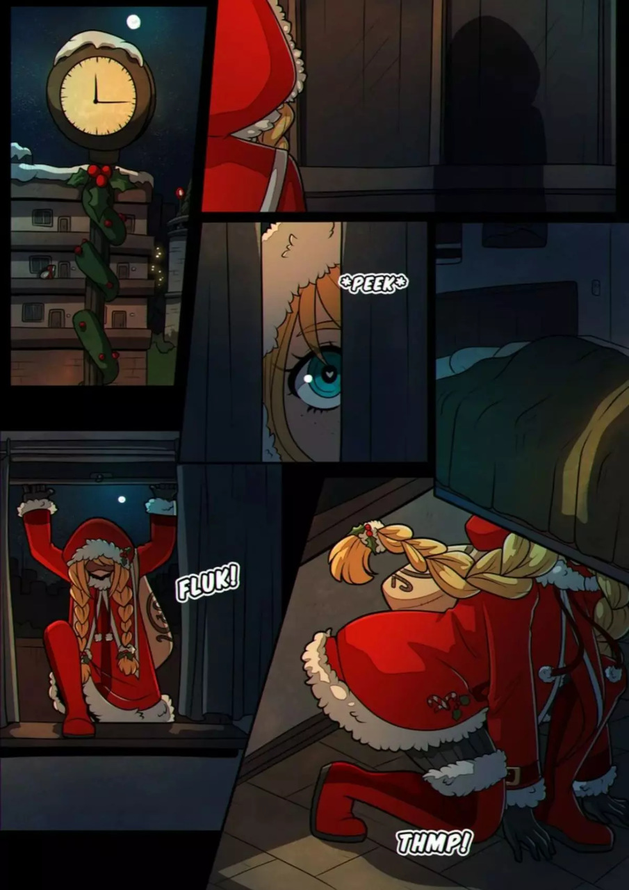 Página 2 do quadrinho adulto: O Natal de Holly – Leia completo em XCOMICS
