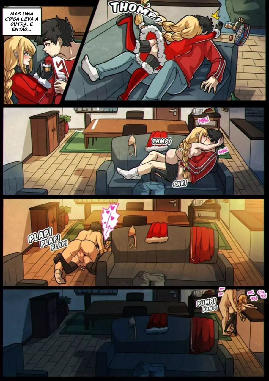 Página 11 do quadrinho adulto: O Natal de Holly – Leia completo em XCOMICS