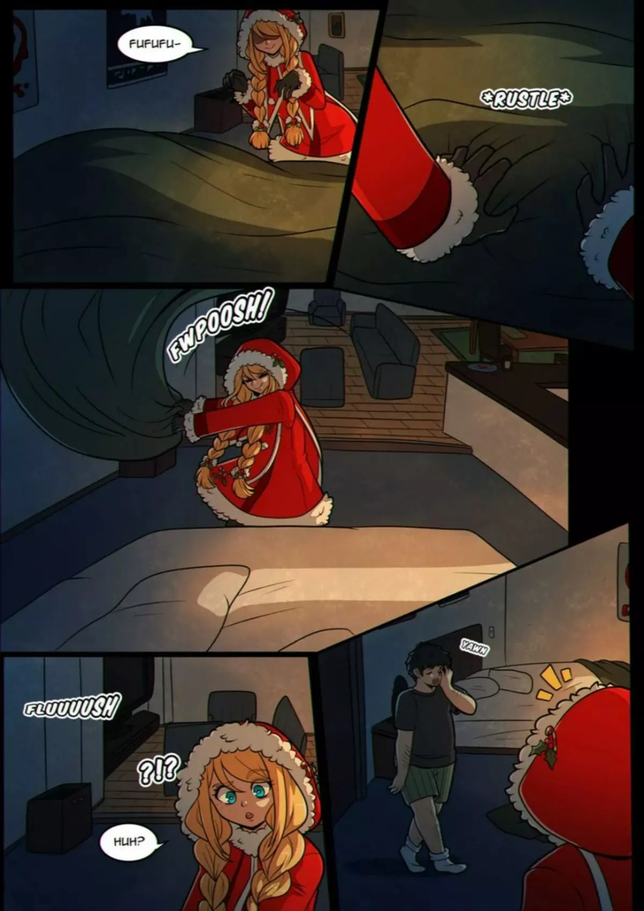 Página 4 do quadrinho adulto: O Natal de Holly – Leia completo em XCOMICS