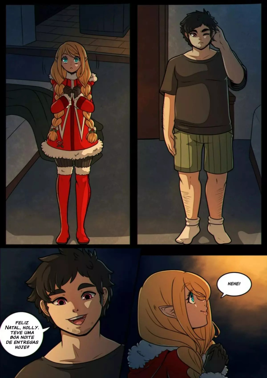 Página 5 do quadrinho adulto: O Natal de Holly – Leia completo em XCOMICS