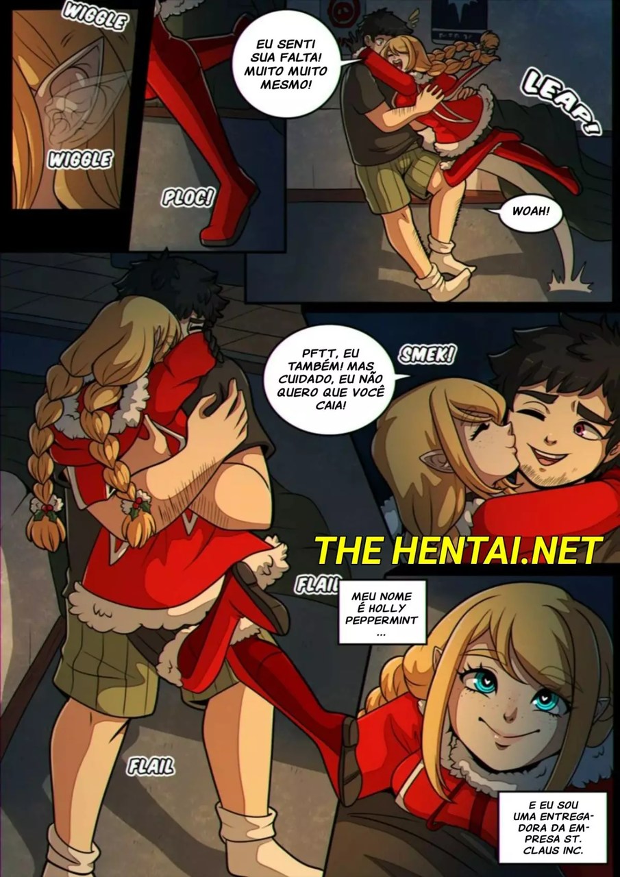 Página 6 do quadrinho adulto: O Natal de Holly – Leia completo em XCOMICS