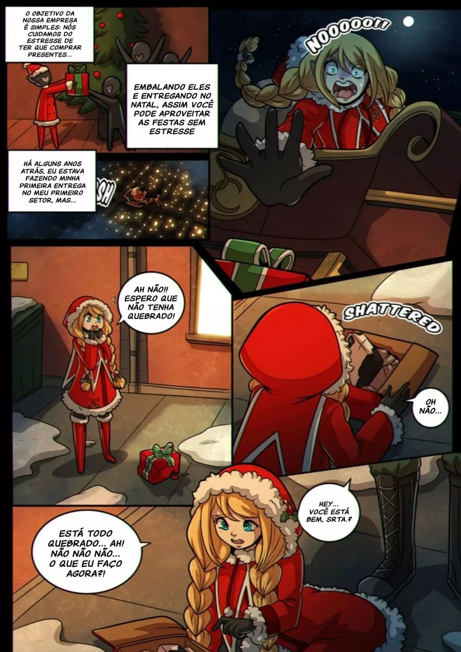 Página 7 do quadrinho adulto: O Natal de Holly – Leia completo em XCOMICS