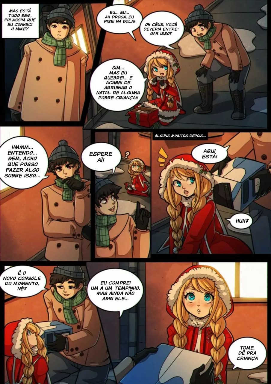 Página 8 do quadrinho adulto: O Natal de Holly – Leia completo em XCOMICS