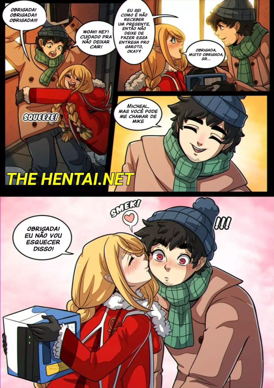 Página 9 do quadrinho adulto: O Natal de Holly – Leia completo em XCOMICS