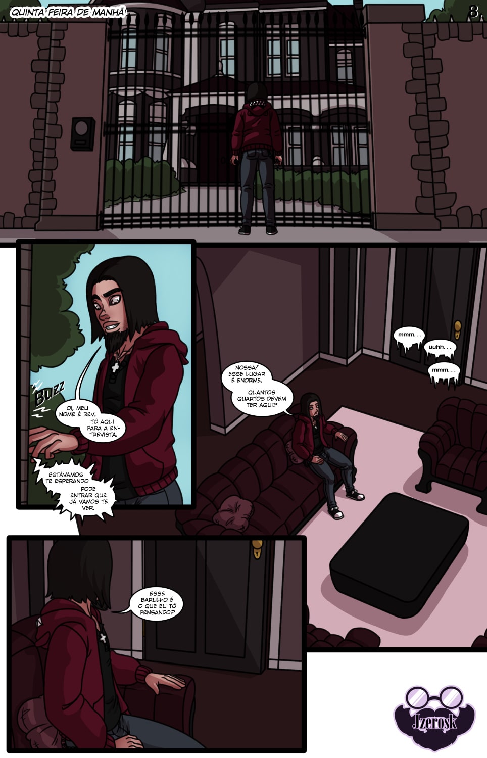Página 9 do quadrinho adulto: O novo membro da banda – Leia completo em XCOMICS