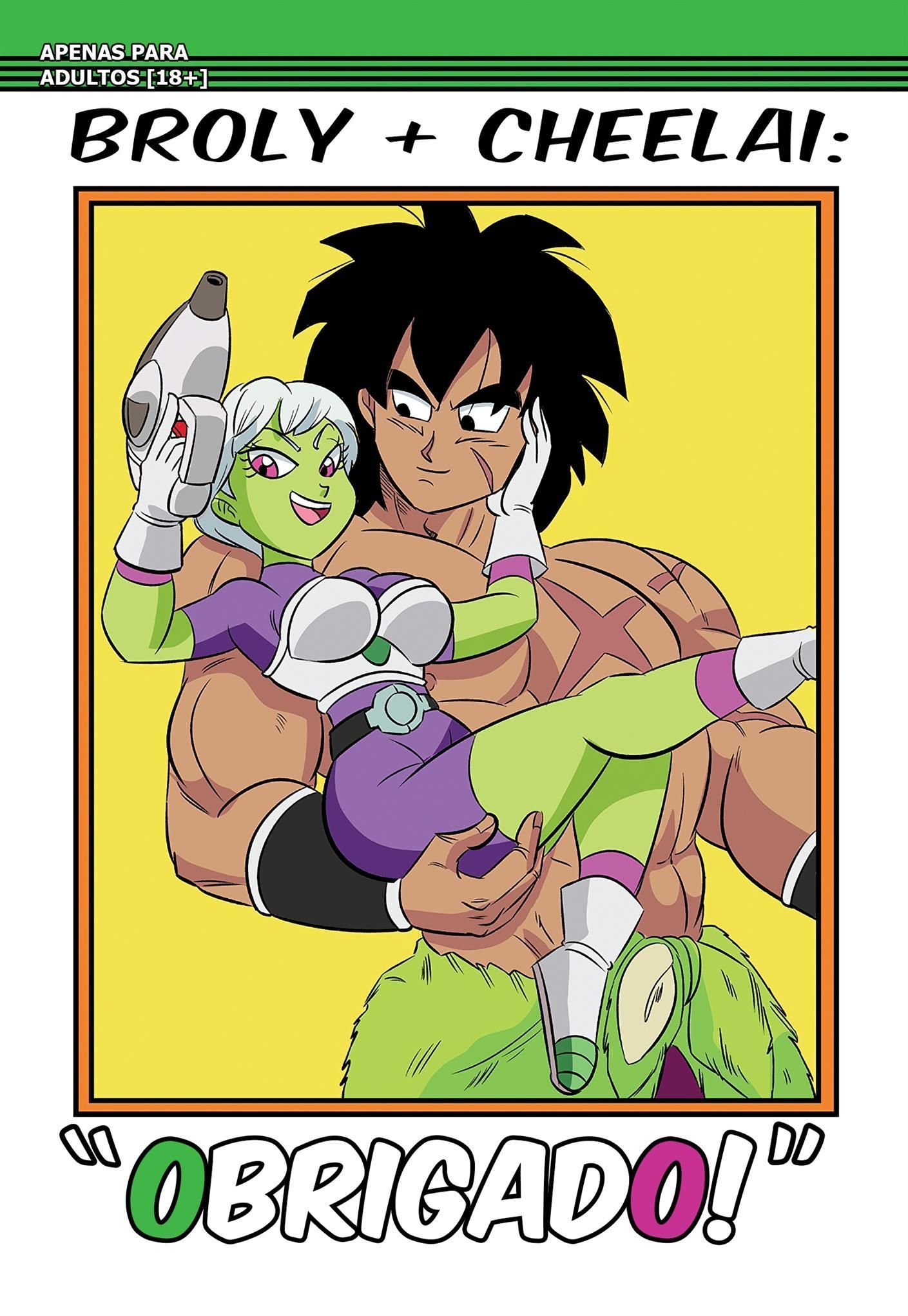 Página 1 do quadrinho adulto: O pau grande do Broly – Leia completo em XCOMICS