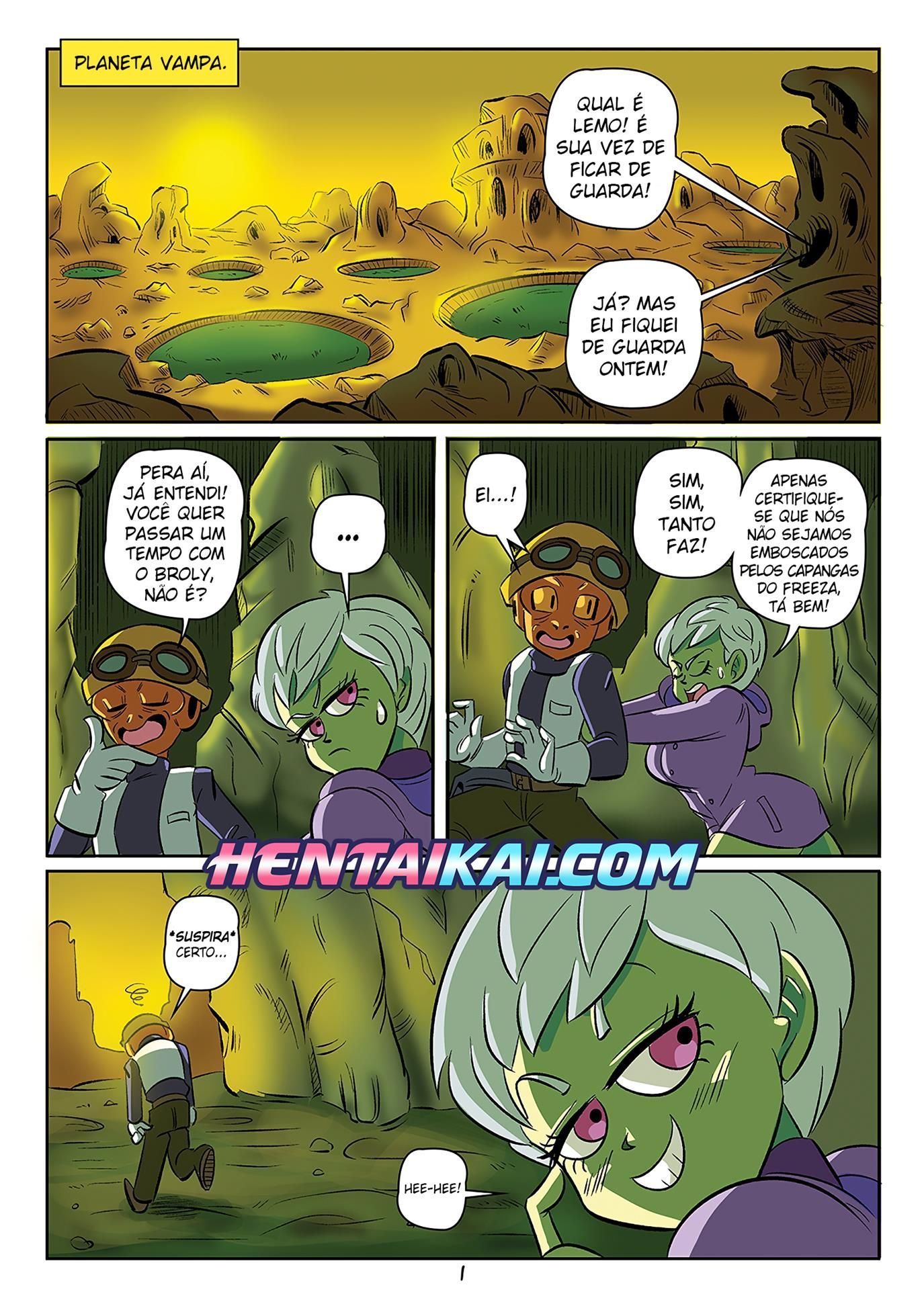 Página 3 do quadrinho adulto: O pau grande do Broly – Leia completo em XCOMICS