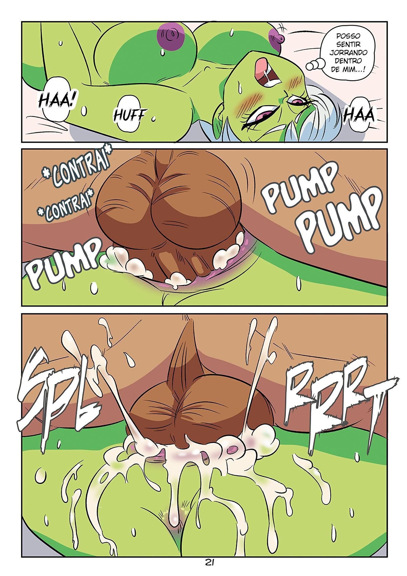 Página 23 do quadrinho adulto: O pau grande do Broly – Leia completo em XCOMICS