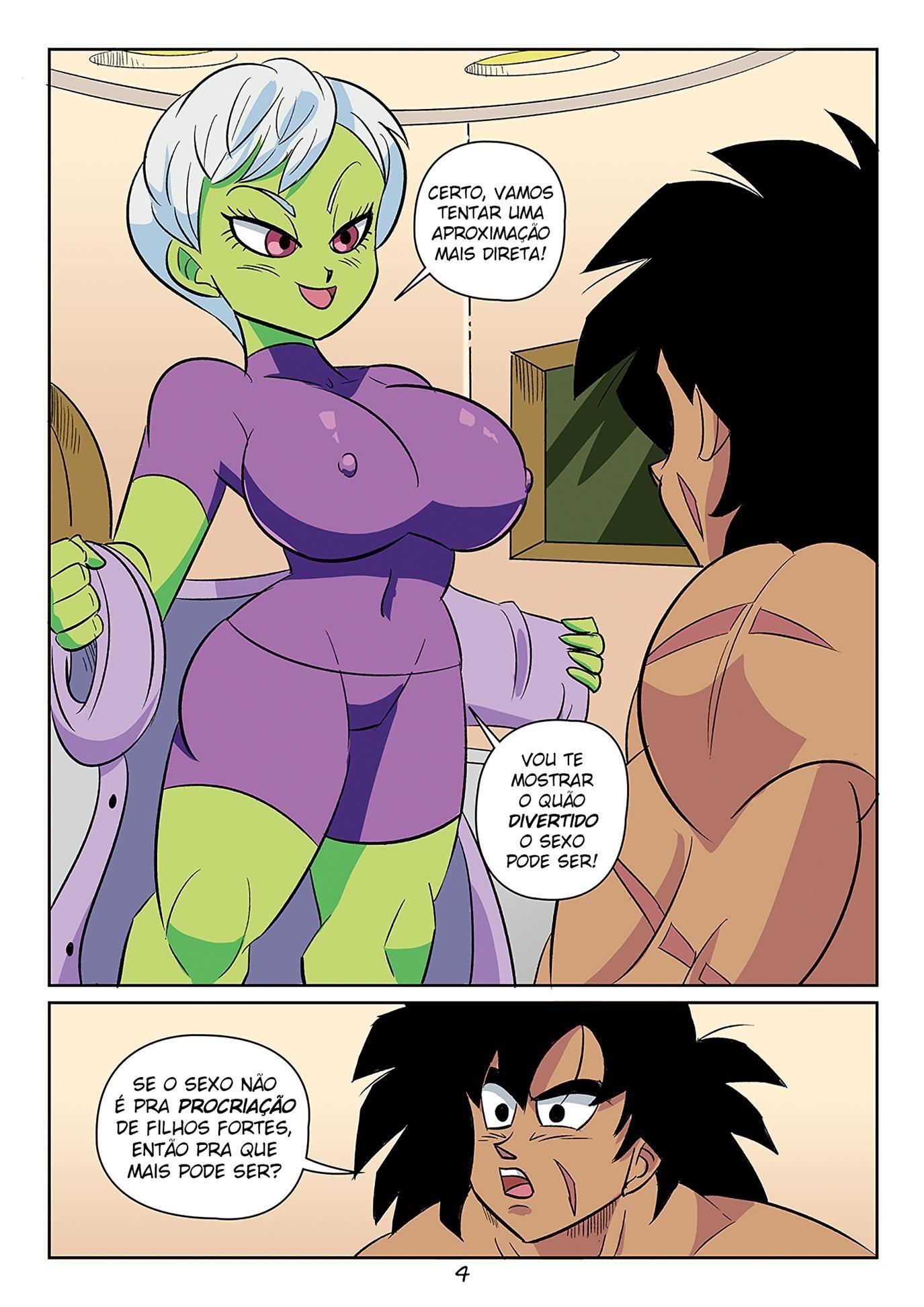 Página 6 do quadrinho adulto: O pau grande do Broly – Leia completo em XCOMICS