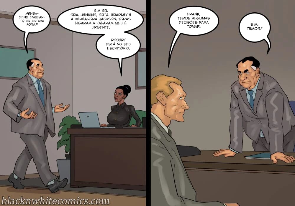 Página 1 do quadrinho adulto: O Prefeito Tarado 5 - Parte 3 – Leia completo em XCOMICS