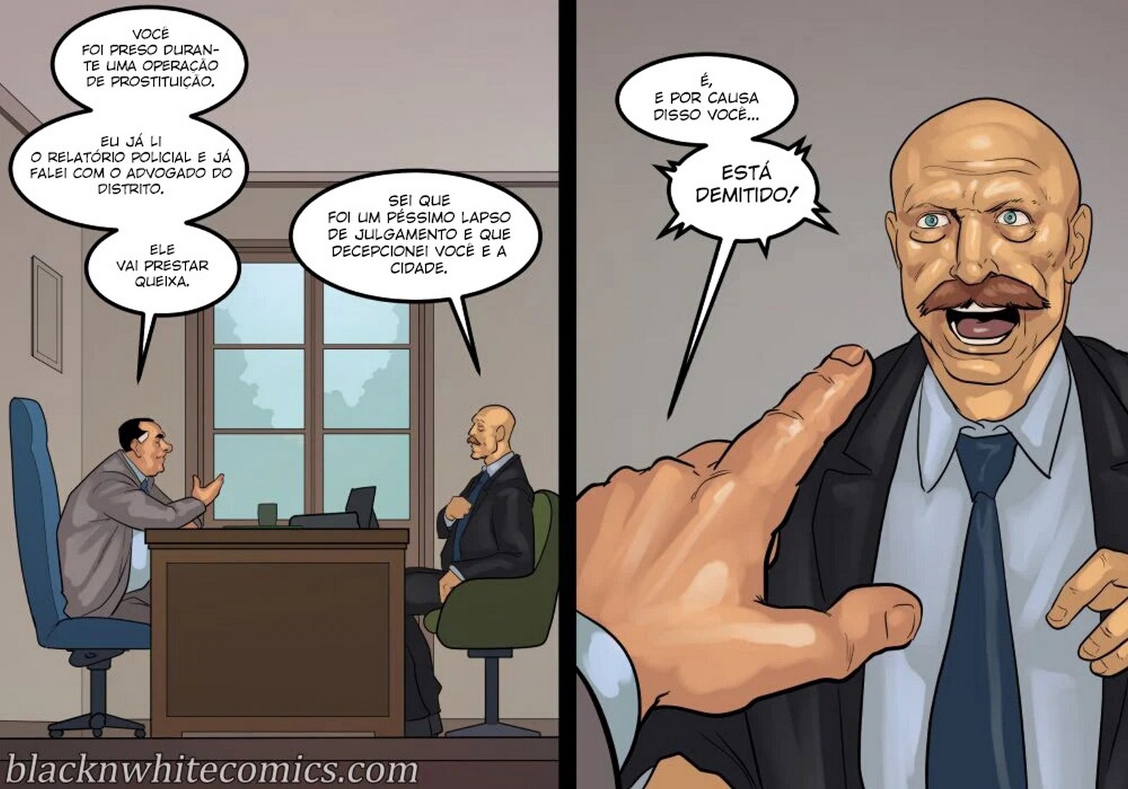 Página 4 do quadrinho adulto: O PREFEITO TARADO 5 - PARTE 4 – Leia completo em XCOMICS