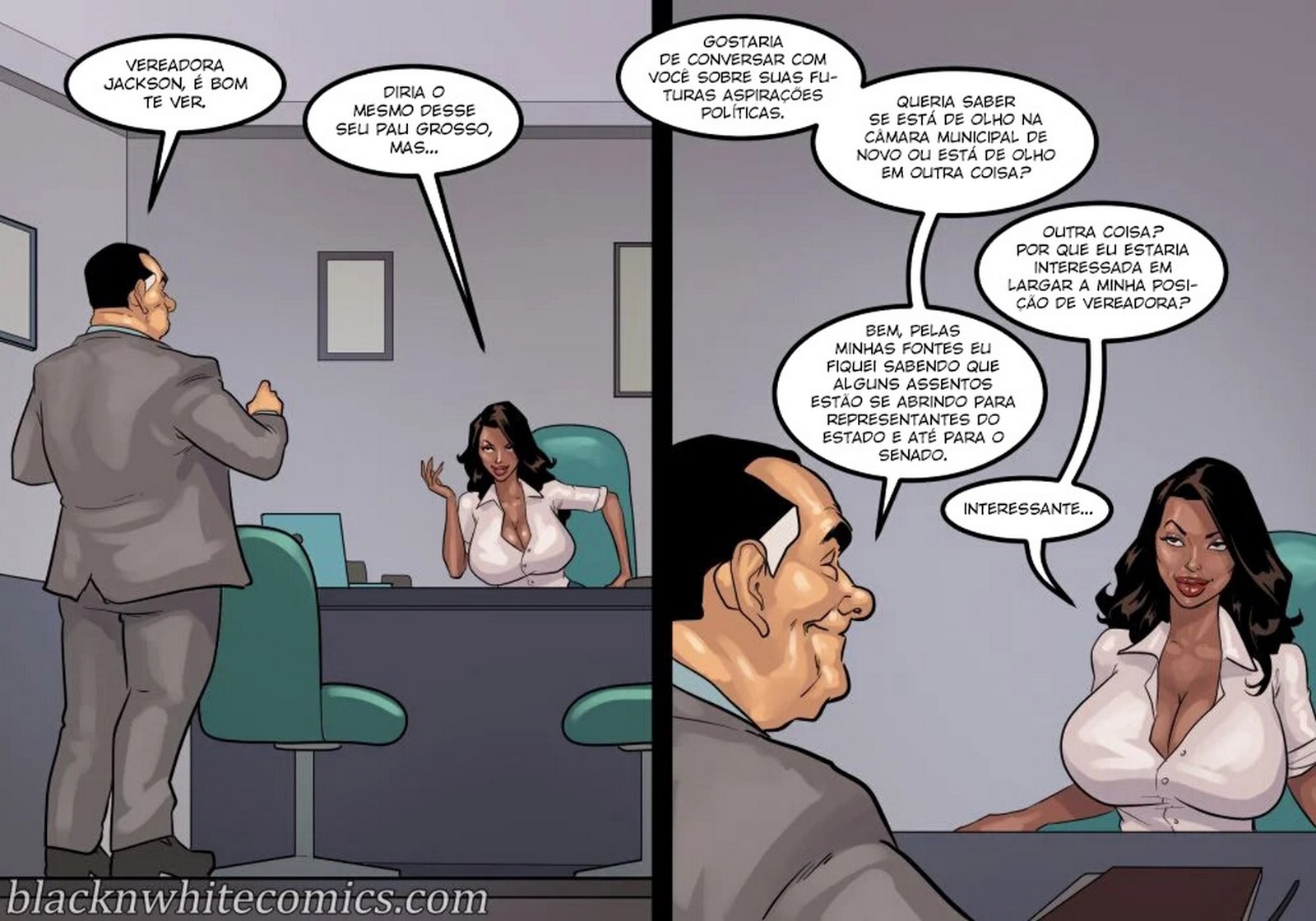 Página 6 do quadrinho adulto: O PREFEITO TARADO 5 - PARTE 4 – Leia completo em XCOMICS