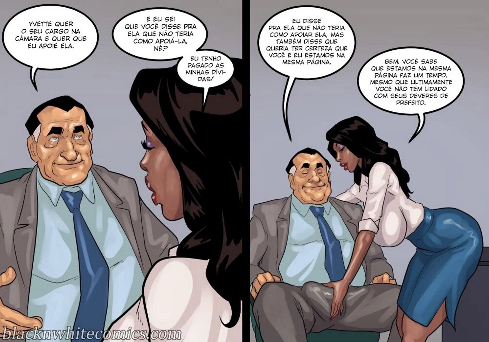 Página 8 do quadrinho adulto: O PREFEITO TARADO 5 - PARTE 4 – Leia completo em XCOMICS