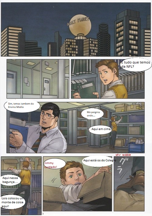 Página 3 do quadrinho adulto: O romance entre Batman e Superman – Leia completo em XCOMICS