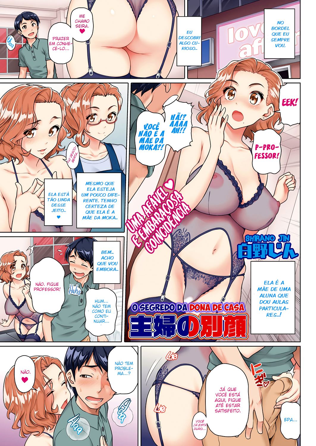 Página 1 do quadrinho adulto: O segredo da dona de casa – Leia completo em XCOMICS