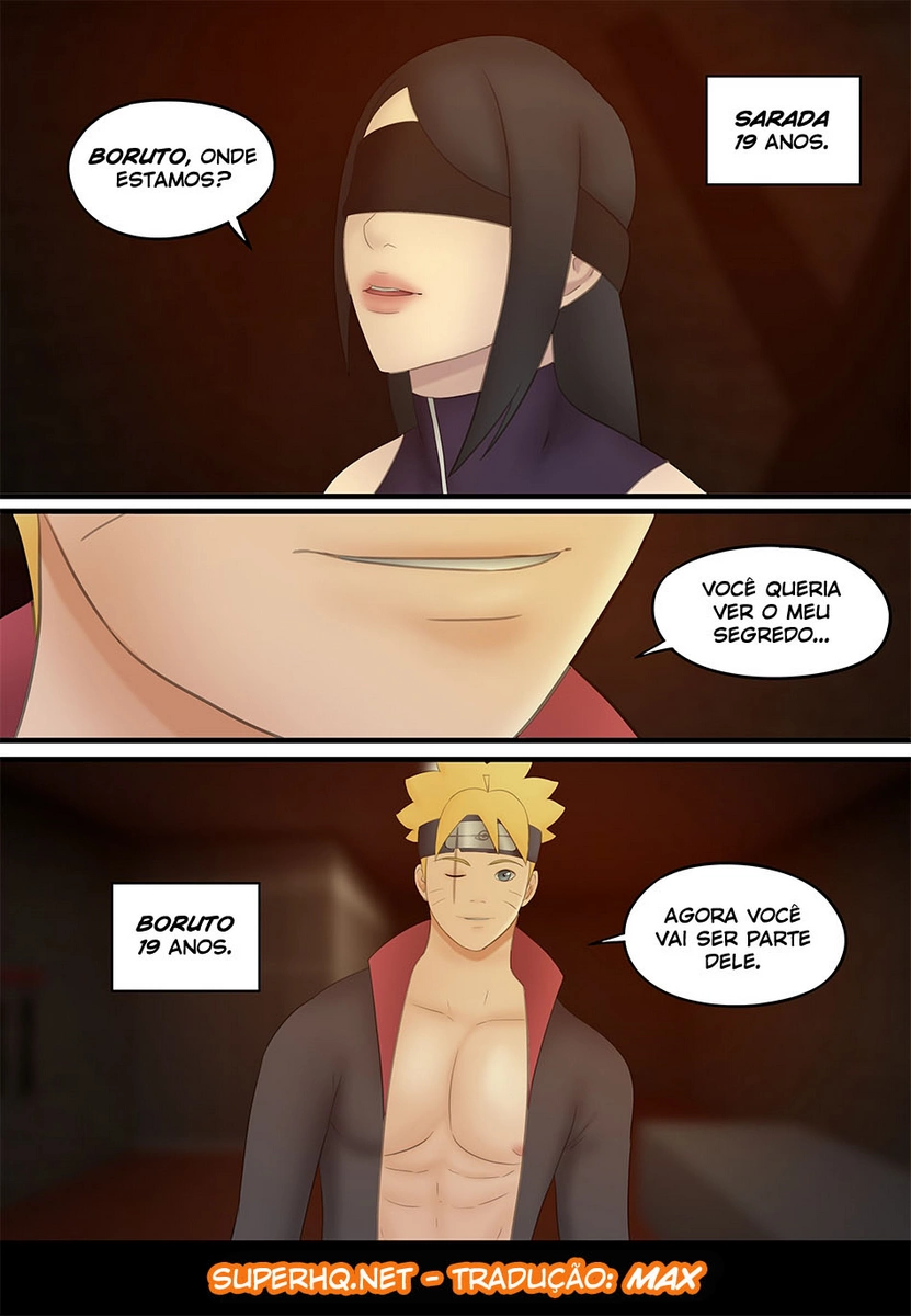 Página 2 do quadrinho adulto: O Segredo de Boruto – Leia completo em XCOMICS