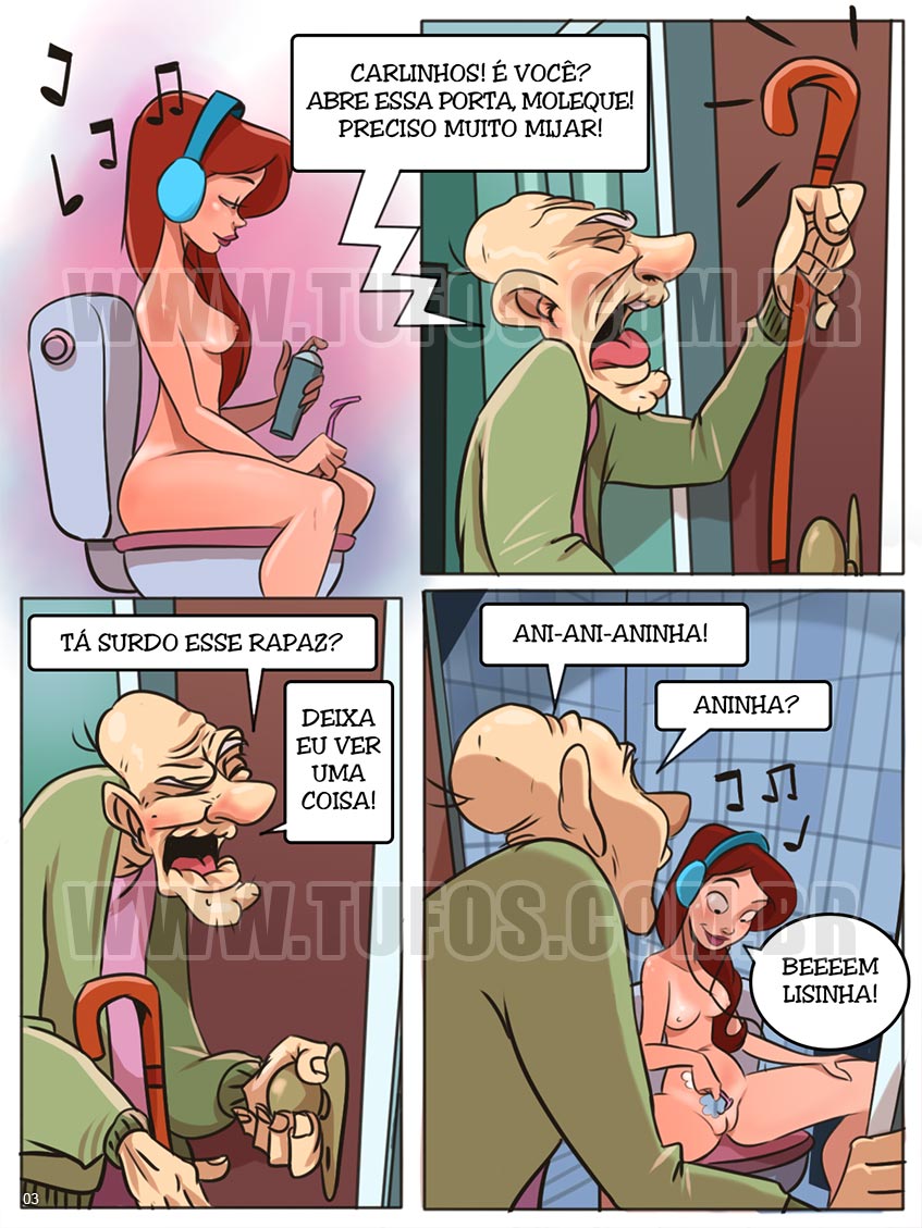 Página 3 do quadrinho adulto: O velho sabe das coisas – Leia completo em XCOMICS
