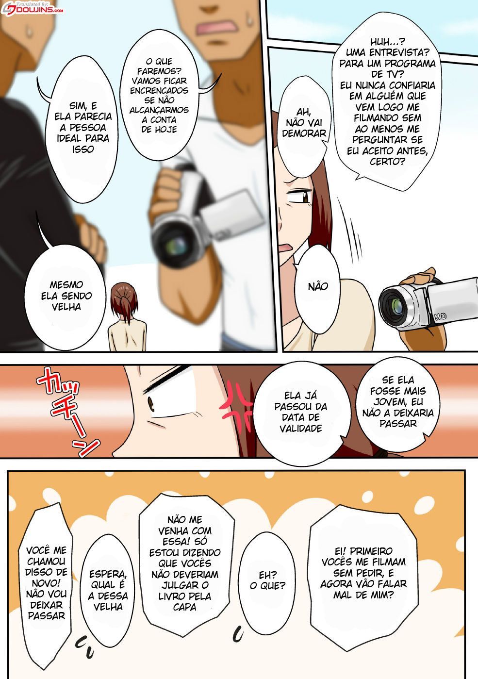 Página 2 do quadrinho adulto: O vídeo pornô da coroa – Leia completo em XCOMICS