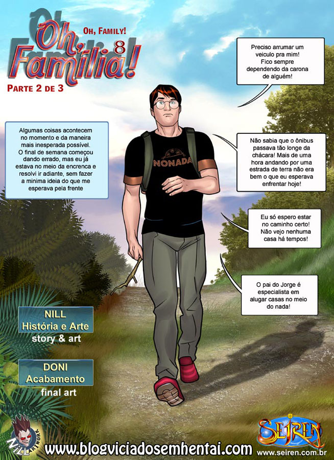 Página 2 do quadrinho adulto: Oh Família Parte 8.2 – Leia completo em XCOMICS