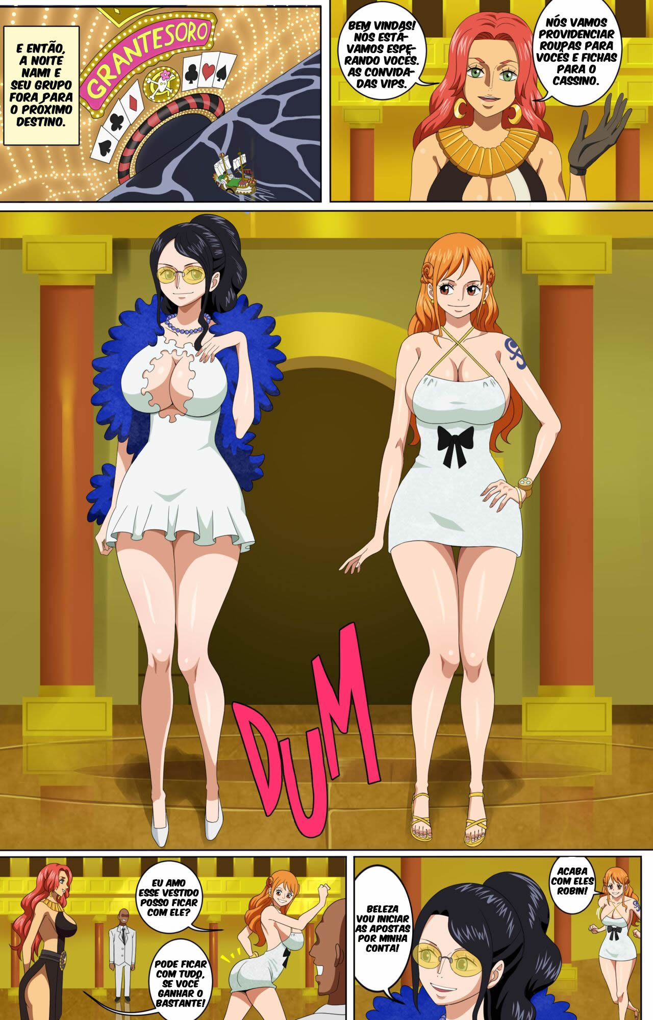 Página 10 do quadrinho adulto: One Piece - O tesouro de Nami – Leia completo em XCOMICS