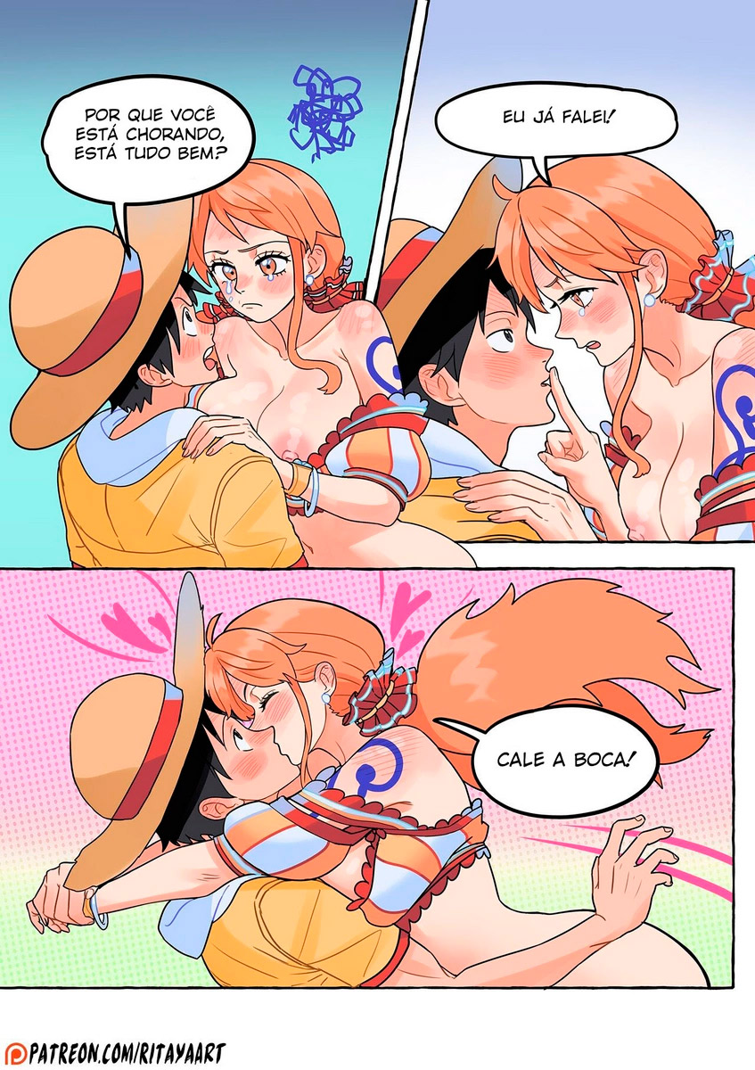 Página 14 do quadrinho adulto: One Piece - Trepando na ilha desabitada – Leia completo em XCOMICS