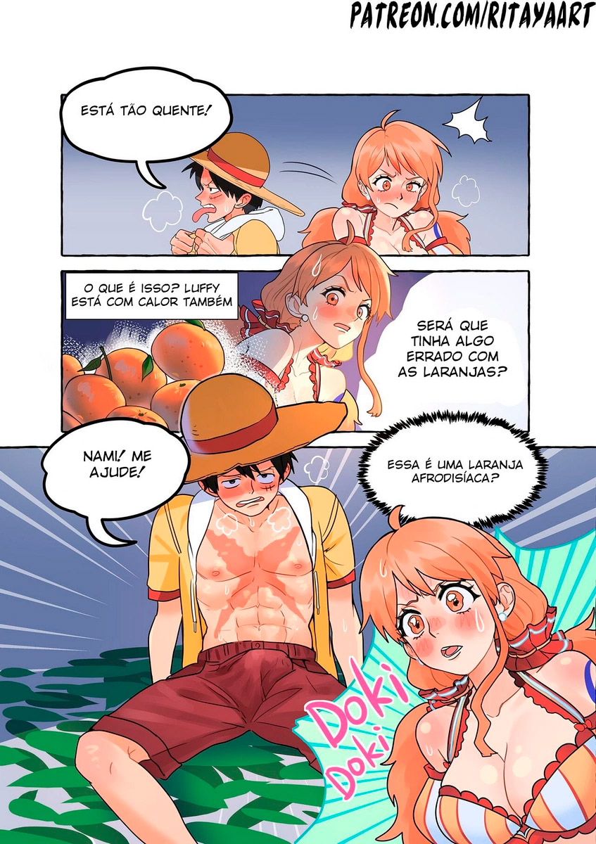 Página 5 do quadrinho adulto: One Piece - Trepando na ilha desabitada – Leia completo em XCOMICS