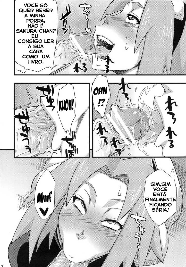 Página 17 do quadrinho adulto: Orgia com Sakura e Tsunade – Leia completo em XCOMICS