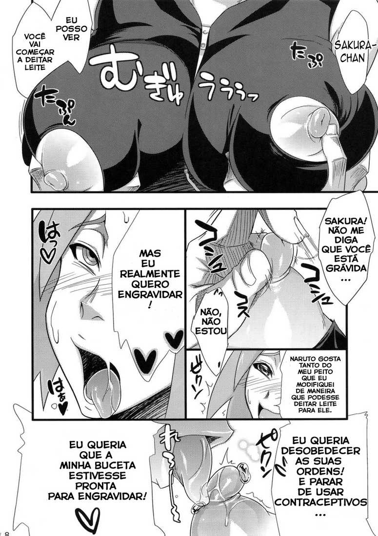 Página 25 do quadrinho adulto: Orgia com Sakura e Tsunade – Leia completo em XCOMICS
