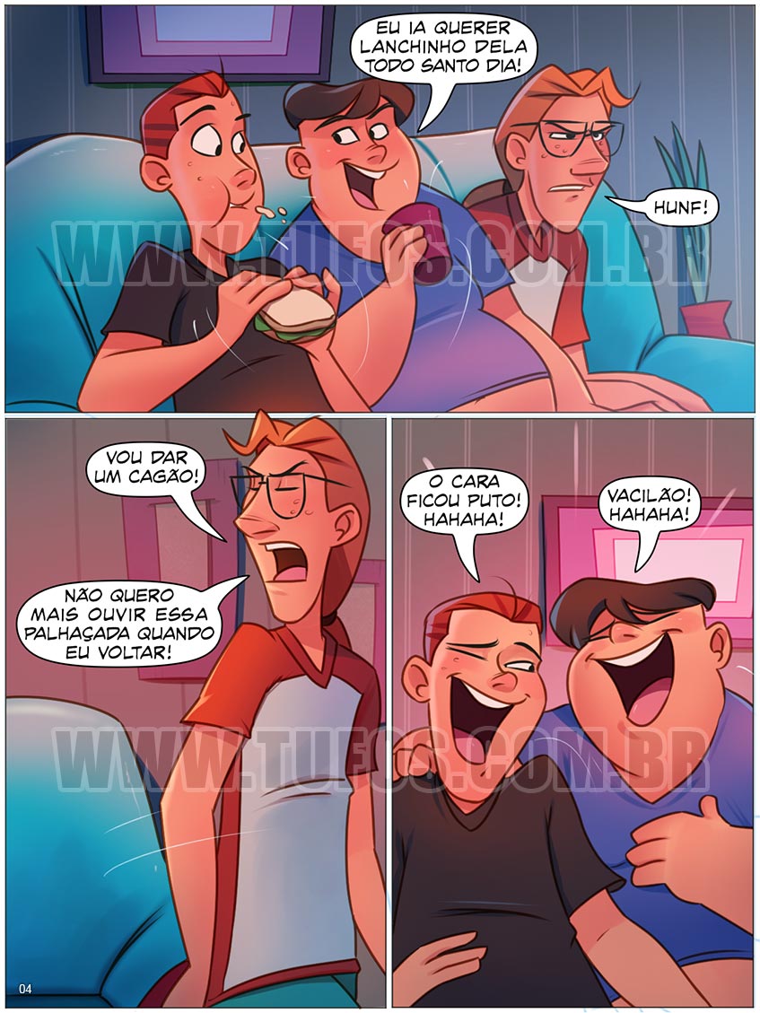Página 4 do quadrinho adulto: Os Amigos do Carlinhos – Leia completo em XCOMICS