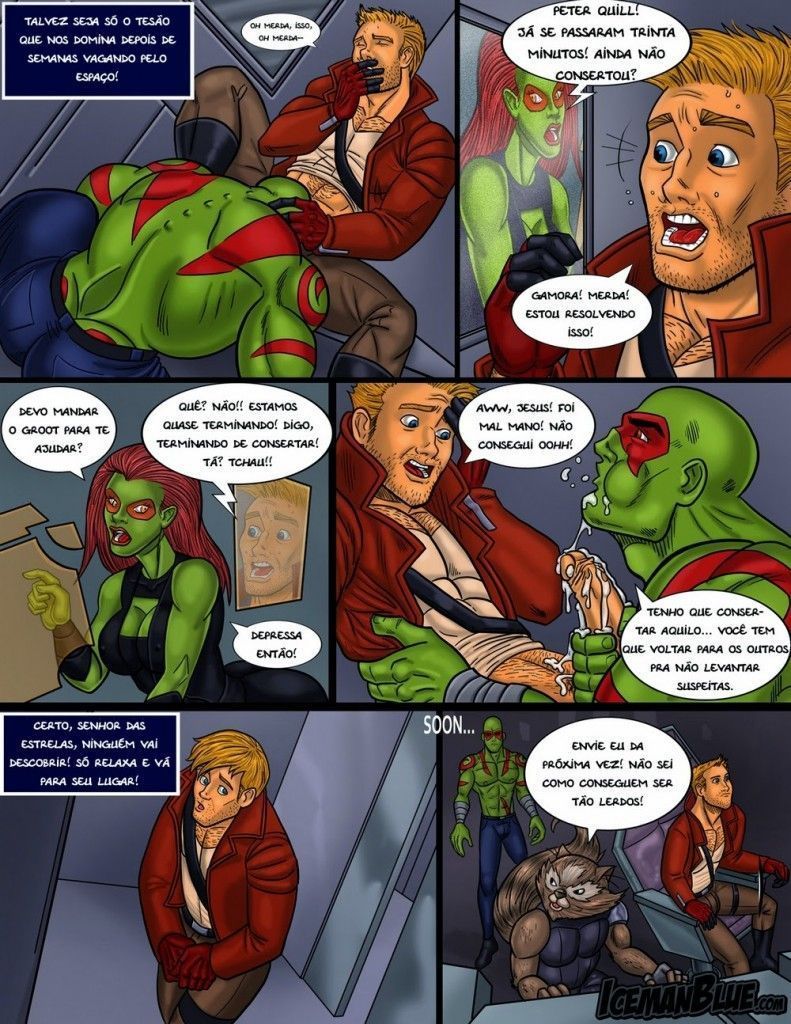 Página 3 do quadrinho adulto: Os Guardiões da Galaxia Gay – Leia completo em XCOMICS