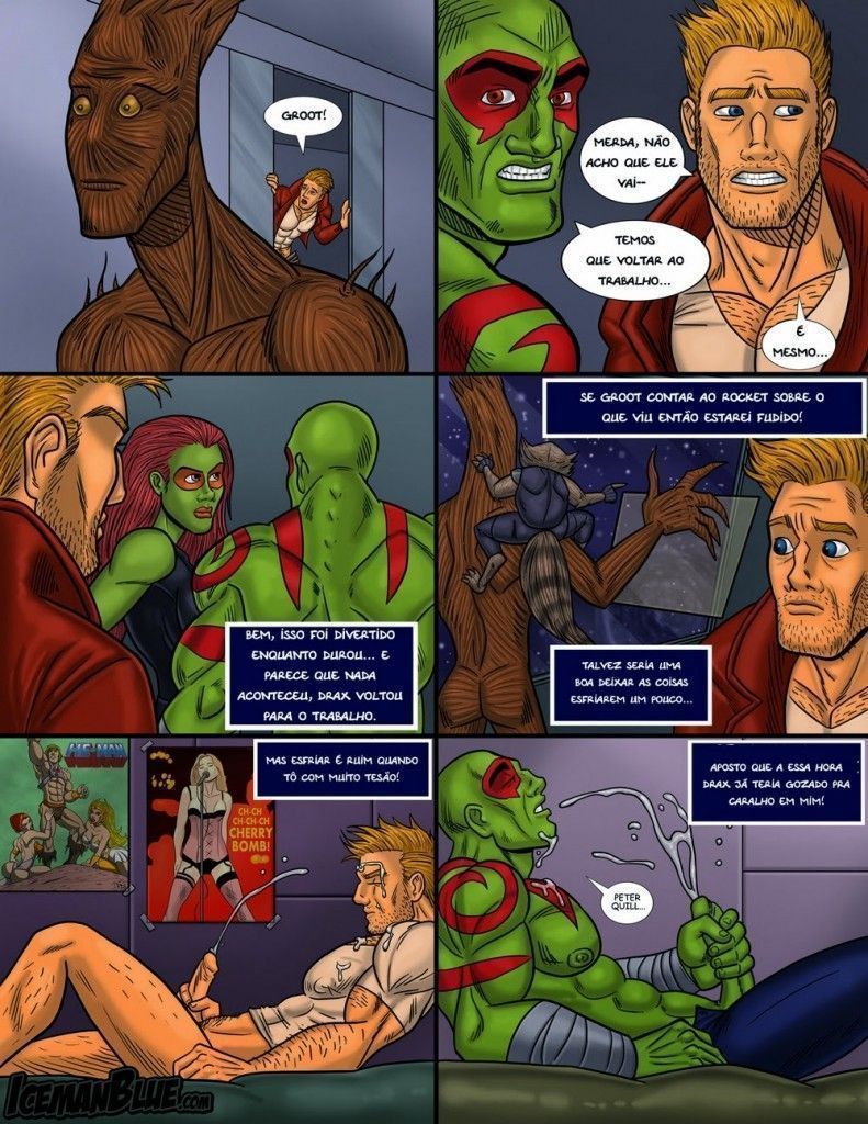 Página 7 do quadrinho adulto: Os Guardiões da Galaxia Gay – Leia completo em XCOMICS