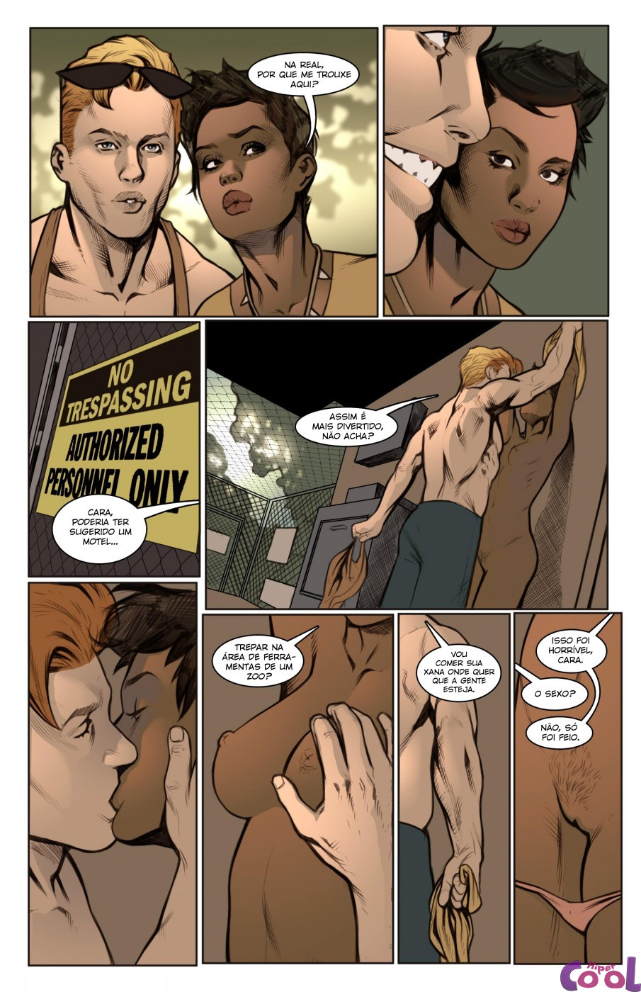 Página 3 do quadrinho adulto: Os heróis na intimidade – Leia completo em XCOMICS