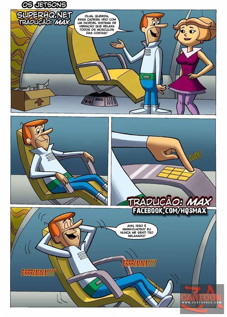Página 1 do quadrinho adulto: Os Jetsons Pornô – Leia completo em XCOMICS