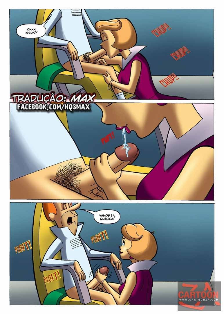 Página 4 do quadrinho adulto: Os Jetsons Pornô – Leia completo em XCOMICS