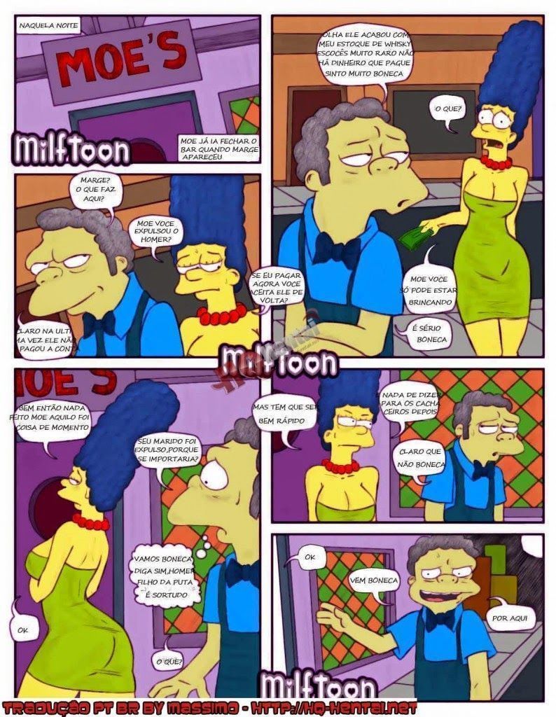 Página 3 do quadrinho adulto: Os Simpsons em: A dívida de Homer – Leia completo em XCOMICS