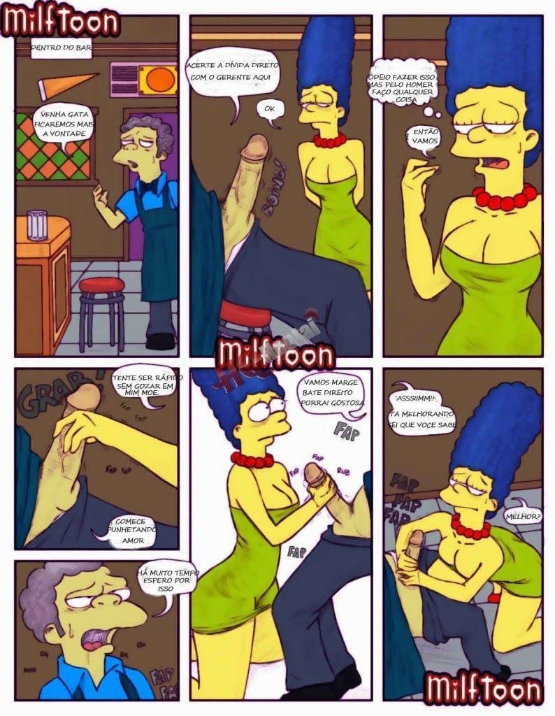 Capa do quadrinho adulto: Os Simpsons em: A dívida de Homer – Leia online em XCOMICS
