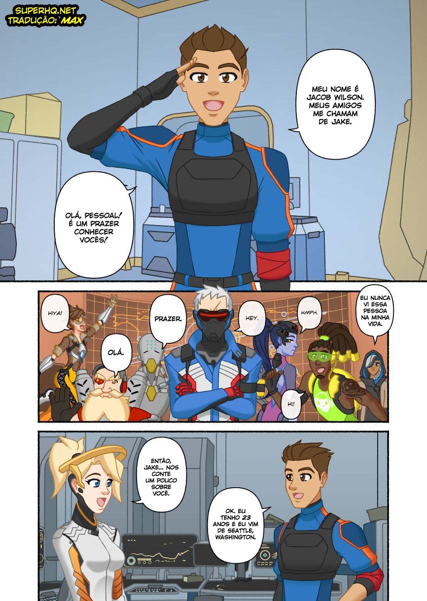 Página 3 do quadrinho adulto: Overwatch: A new hero – Leia completo em XCOMICS
