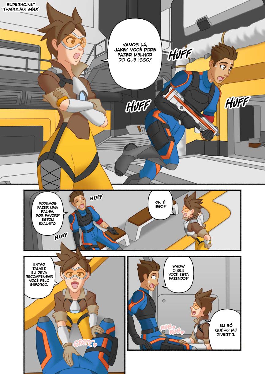 Página 8 do quadrinho adulto: Overwatch: A new hero – Leia completo em XCOMICS