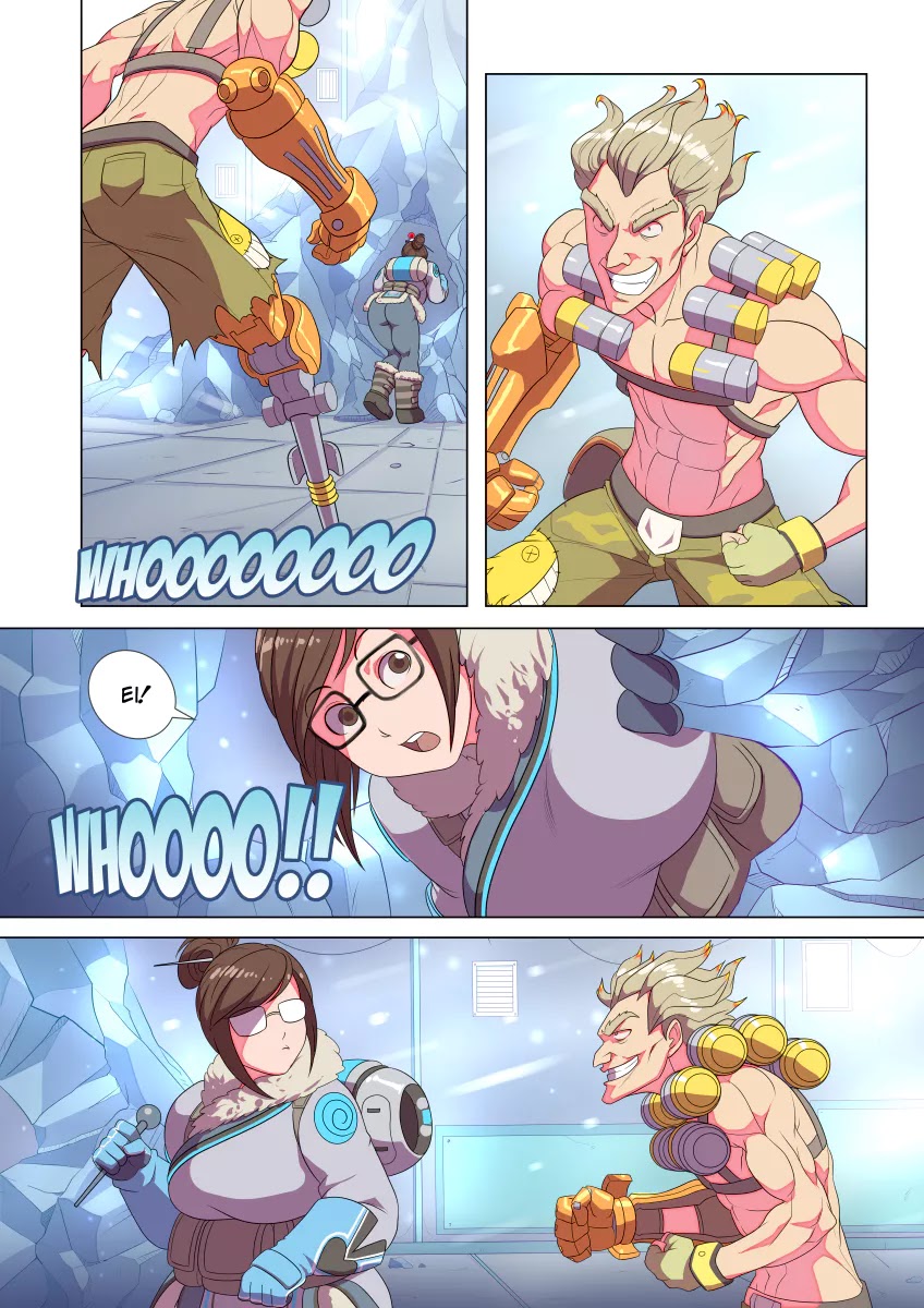 Página 3 do quadrinho adulto: Overwatch: Frost Jobs – Leia completo em XCOMICS