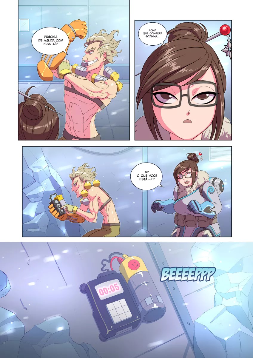 Página 4 do quadrinho adulto: Overwatch: Frost Jobs – Leia completo em XCOMICS