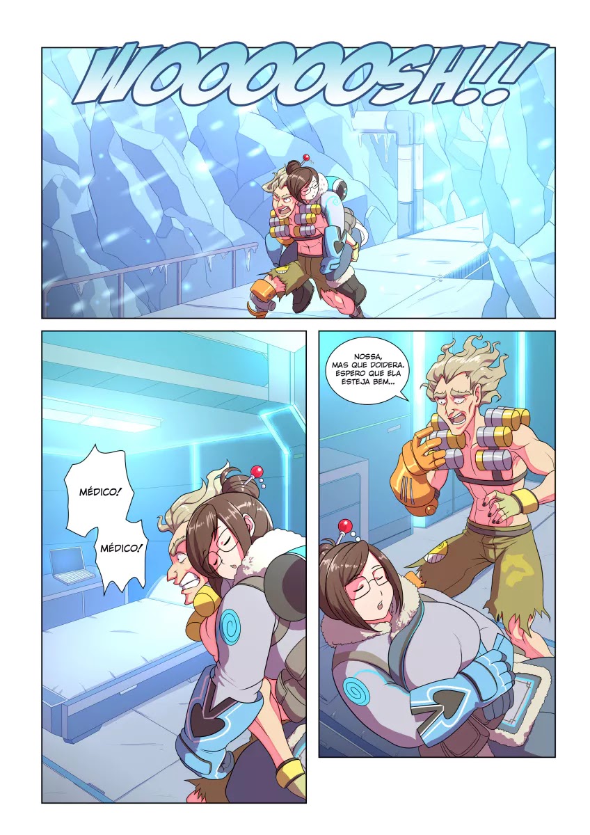 Página 6 do quadrinho adulto: Overwatch: Frost Jobs – Leia completo em XCOMICS