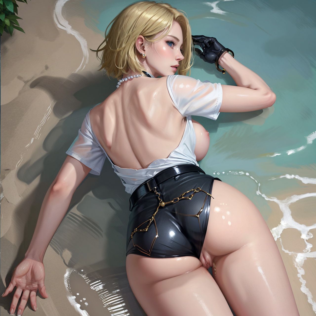 Página 16 do quadrinho adulto: Pack Android 18 feito por IA – Leia completo em XCOMICS