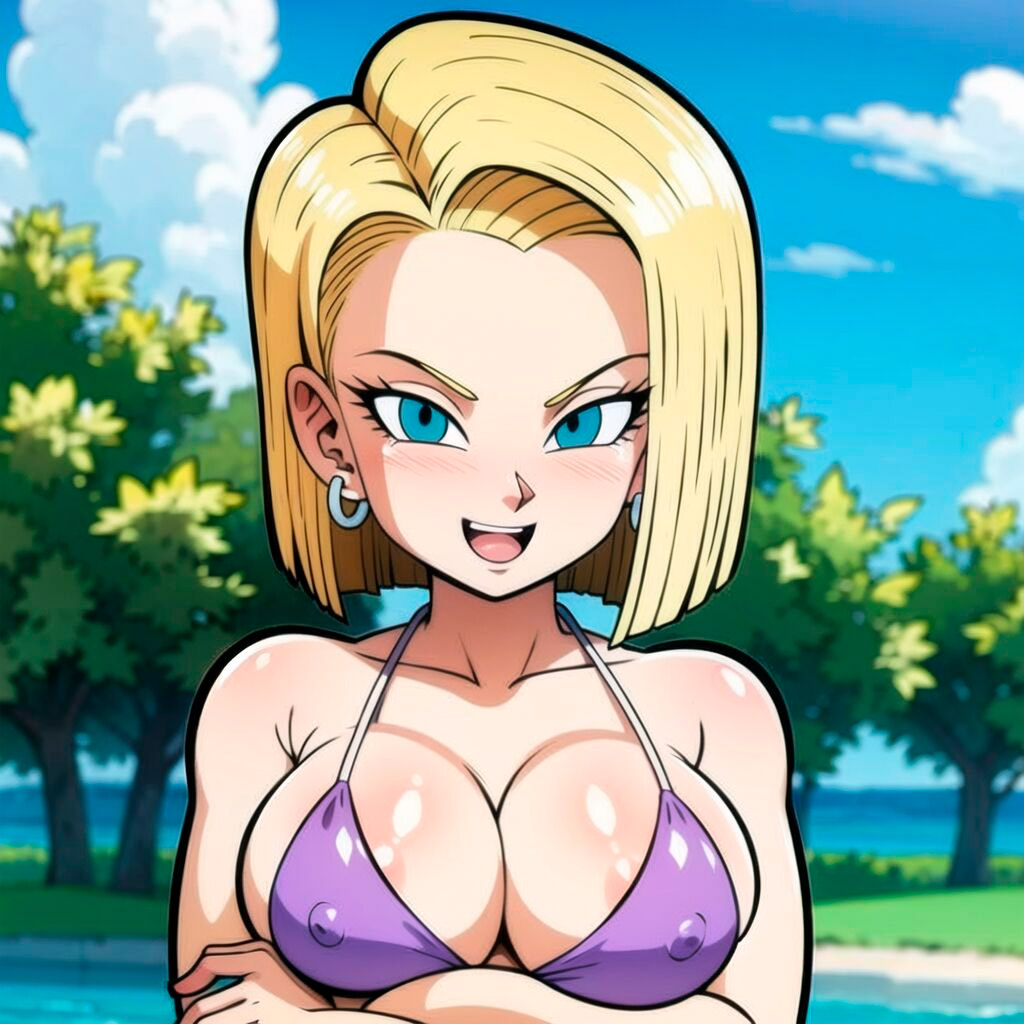 Página 2 do quadrinho adulto: Pack de fotos Android 18 pelada – Leia completo em XCOMICS