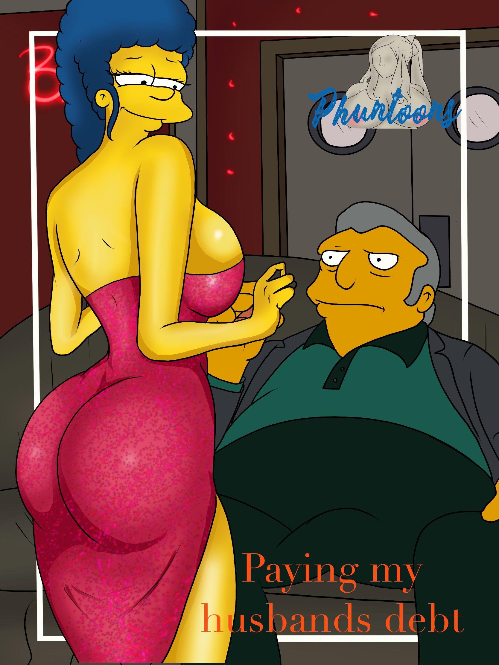 Página 1 do quadrinho adulto: Pagando a dívida do marido – Leia completo em XCOMICS